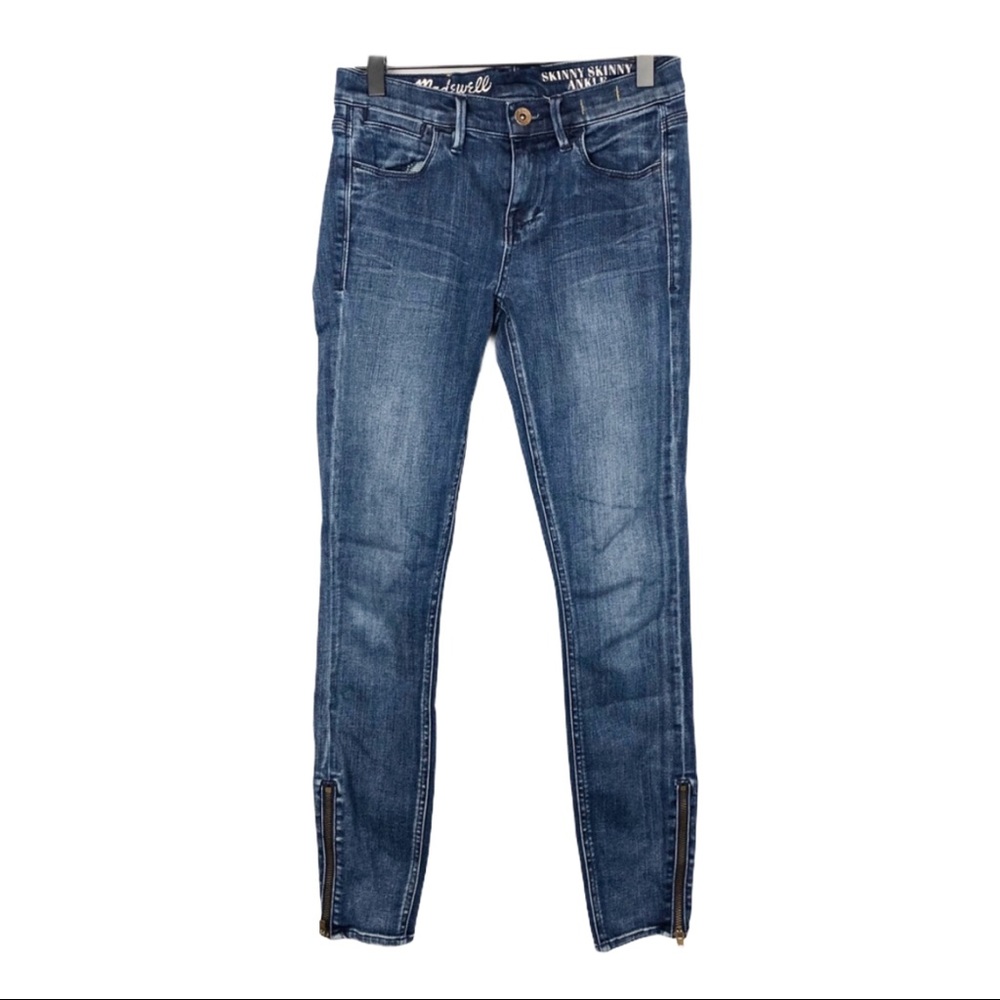 Madewell Skinny Skinny Ankle dark wash jeans